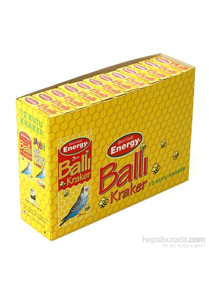 Energy Ballı Muhabbet Kuşu Krakeri - 100 g