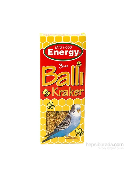 Energy Ballı Muhabbet Kuşu Krakeri - 100 g