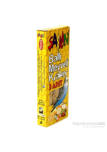 Şaşkın Meyveli Muhabbet Kuşu Krakeri - 100 g