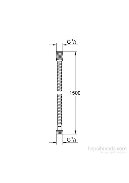 Relexa Metal Hortum 150 cm - 28143001