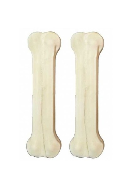 Beyaz Pres Köpek Çiğneme Kemiği 20,5 Cm 2 Adet