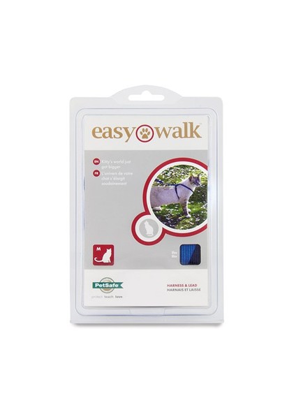 ™ Cat Harness & Lead - Medium Mavi Kedi Tasması