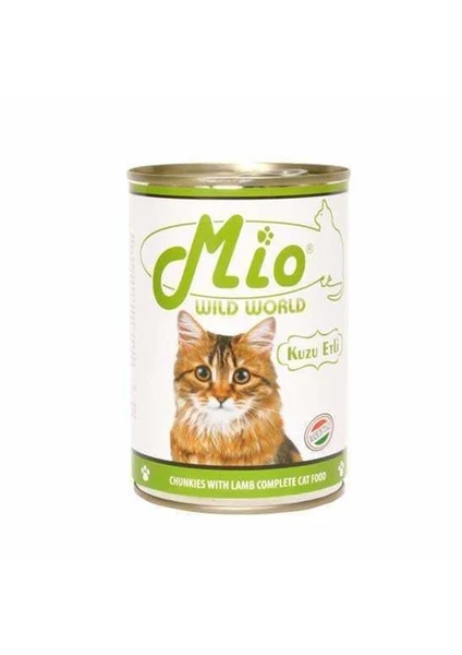 Kuzu Etli Konserve Kedi Maması 415 Gr