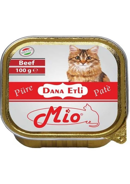 Dana Etli Püre Kedi Konservesi 100 Gr