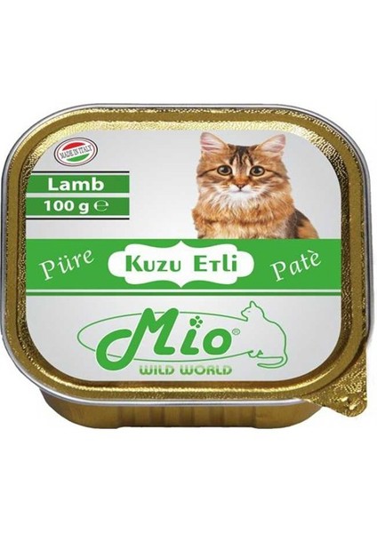 Kuzu Etli Püre Kedi Konservesi 100 Gr