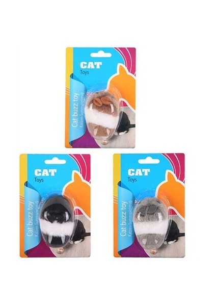 Titreyen Peluş Fare 8 Cm
