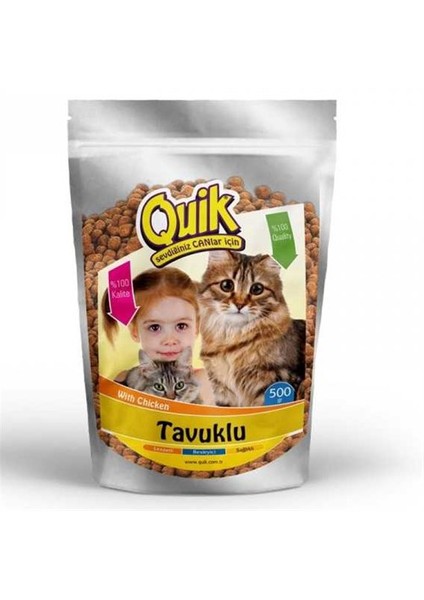 Kedi Maması Tavuklu 500 Gr