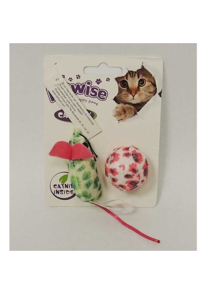 Cat Toy Mouse & Ball - Kedi Oyuncak Toplu Fare