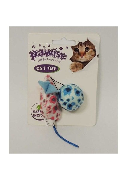 Cat Toy Mouse & Ball - Kedi Oyuncak Toplu Fare