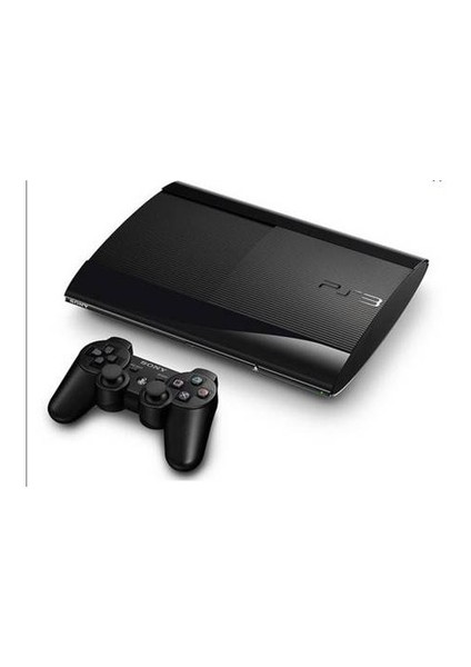 Playstation 3 500 GB ( Süper Slim Kasa ) Konsol + 2 kol + Pes 2013 + Gran Turismo+Hdmi Kablo