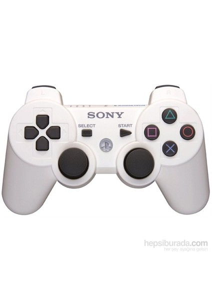 Playstation 3 Titreşimli Kablosuz Kumanda/Kol (Joystick) Beyaz