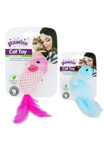 Catnipli Peluş Fare Kedi Oyuncağı 10 cm