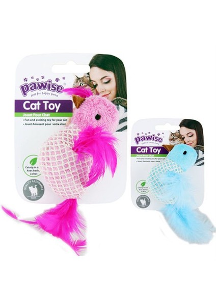 Catnipli Peluş Kuş Kedi Oyuncağı 9 Cm