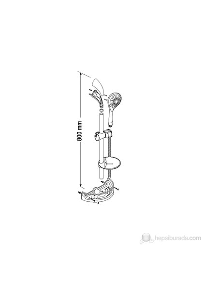 Supra Sürgülü Duş Takımı 9952 fiyatları