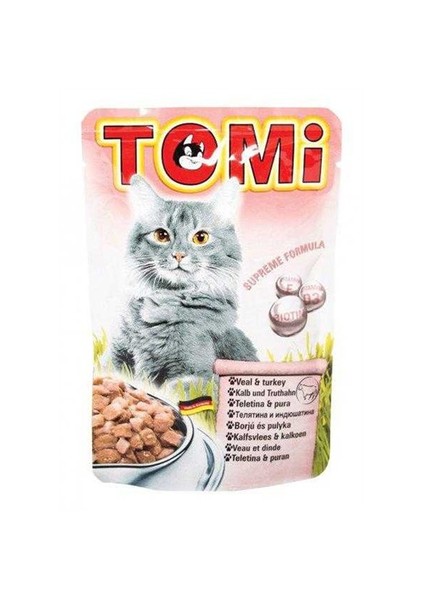 Dana Ve Hindi Etli Yetişkin Kedi Konservesi 100 Gr