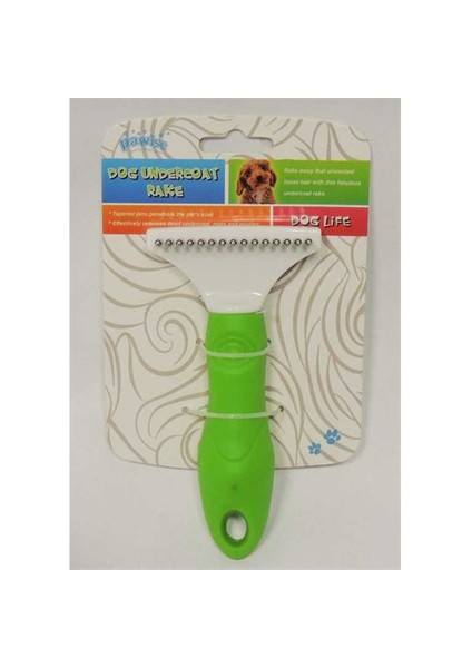 Plastik Saplı Tırmık Köpek Fırçası