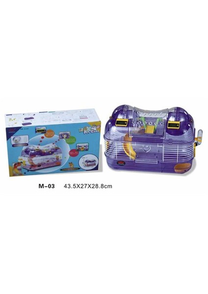 Hamster Kafesi Sayaçlı 43X27x28.8