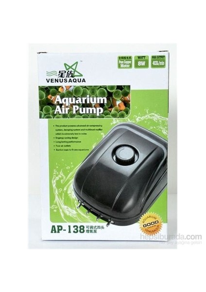 Ap138 Dört Çıkışlı Hava Motoru 8Watt