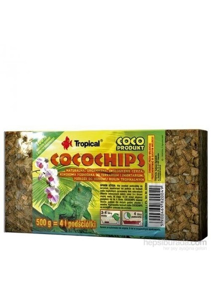 Tropical Cocochips -Hindistan Cevizi Kabuğu