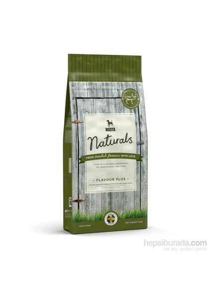 Naturals Flavour Plus Köpek  Kuru  Mama  12Kg