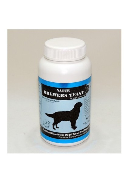 Brewers Yeast Köpekler İçin Sarımsaklı Maya 75 Tablet