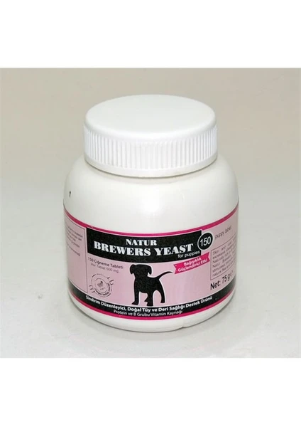 Brewers Yeast Köpekler İçin Sarımsaklı Maya 150 Tablet