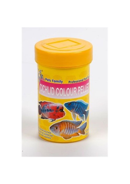 P.F Cichlid Color Pellet 100 Ml Balık Yemi