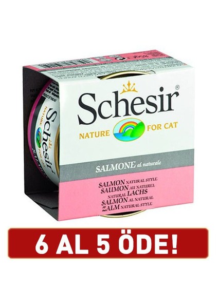 Somonlu Yetişkin Kedi Konservesi 6 x 85 gr