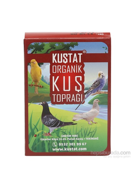 Organik Kuş Toprağı 0,5 Lt Kutu