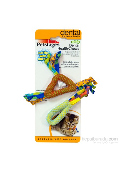 Dental Health Chews (İkili Catnipli Kedi Oyuncağı, Diş Kaşıyıcı)