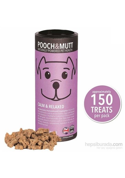 Calm & Relaxed Sakinleştirici Doğal Köpek Ödülü 150 Adet , Hipoalerjik, Elde Pişirilmiş, Doğal, Katkısız )