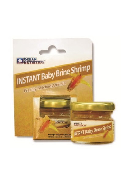 Instant Baby Brine Shrimp 20Gr. Bütün Akvaryum Canlıları için Artemia
