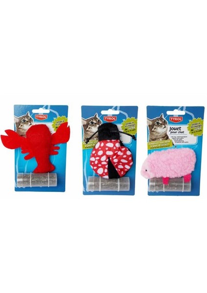 Vitalveto Kedi Otlu Peluş Oyuncak + Kedi Otu Kasesi