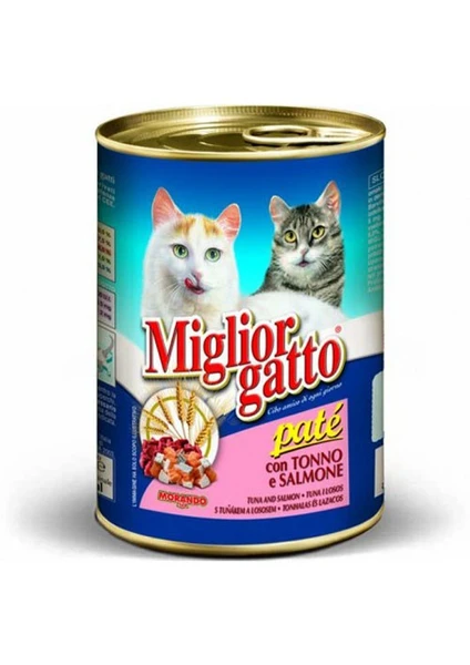 Gatto Ezme Balıklı Kedi Konservesi 405 Gr