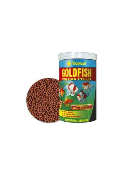 Goldfish Color Pellet Balık Yemi 100 Ml