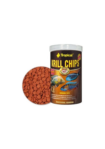 Krill Chips Kova Balık Yemi 5'Litre
