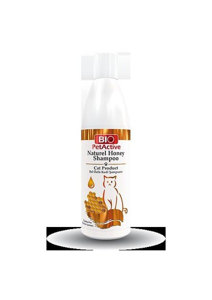 Pet Active Doğal Bal Özlü Kedi Şampuanı 250 Ml