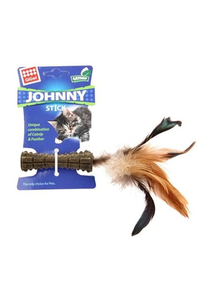 Johnny Stick Catnipli Tek Tüylü Doğal Kedi Oyuncağı