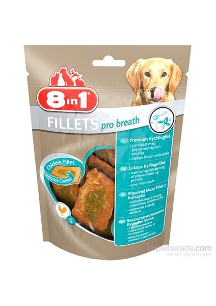 8İn1 Fillets Pro Breath Köpek Ödülü Small 80 Gr