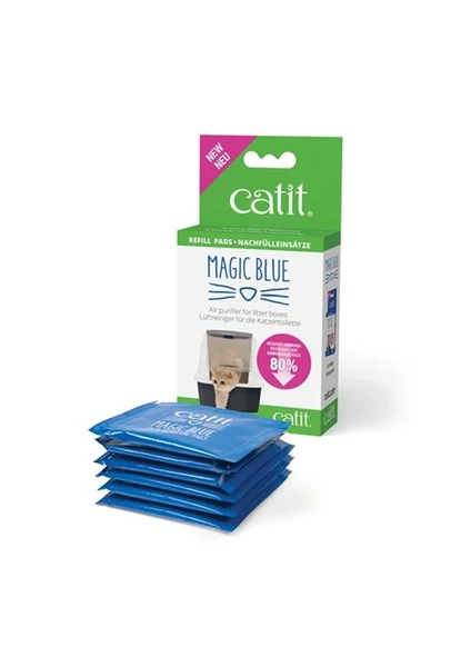 Cat İt Magic Blue Tuvalet Kabı Koku Giderici Yedek Kartuş