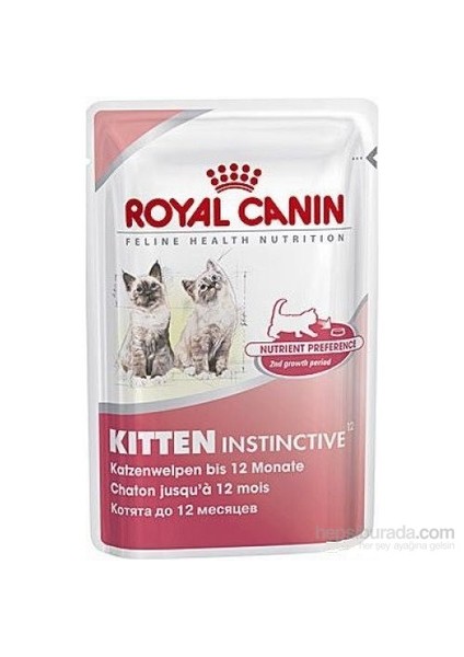 Kitten Instinctive Yavru Kedi Islak Mama 85 Gr