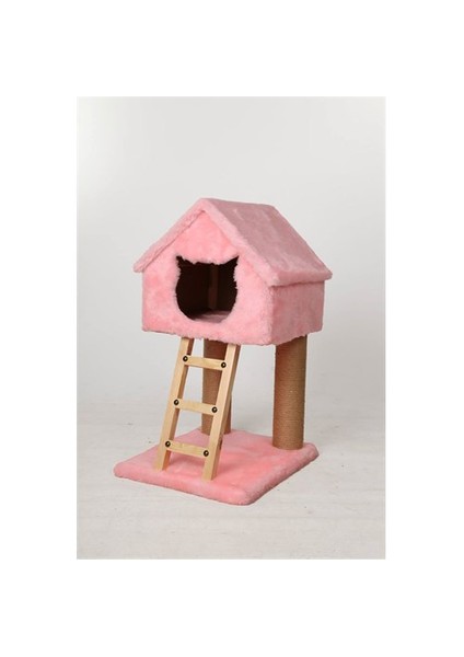 Miss Dublex Tırmalama Ve Oyun Standı Pembe+ Yaylı Kedi Oyuncağı Hediye! fırsatları