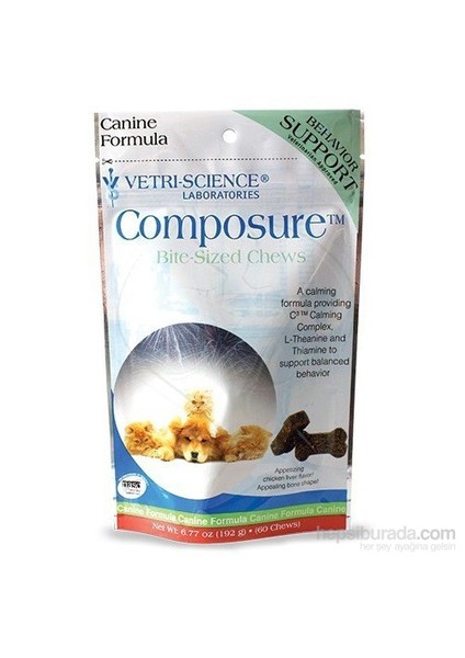 Composure Kedi Ve Köpekler İçin Sakinleştirici Tablet