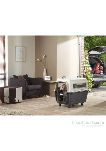 Andes Koyu Gri Pet Taşıma Kafesi