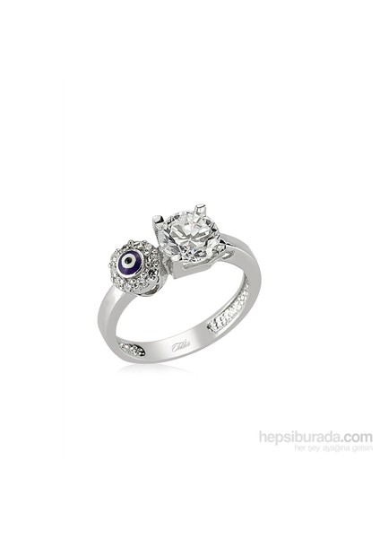 Olivin Accesories Zirkon Taşlı Gümüş Kadın Yüzük 436162