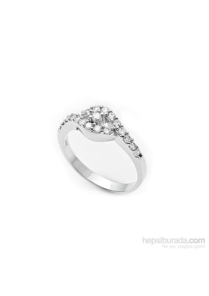 Gümüş Çok Taşlı Kadın Yüzük 435456