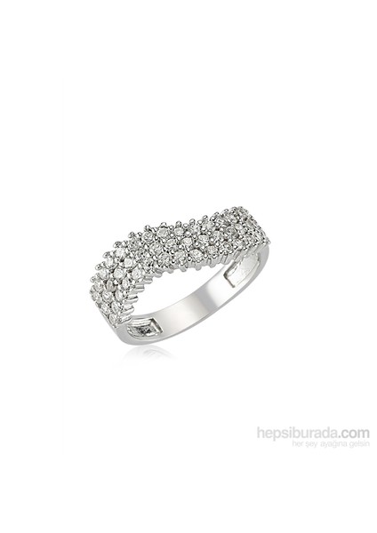 Zirkon Taşlı Gümüş Kadın Yüzük 436131