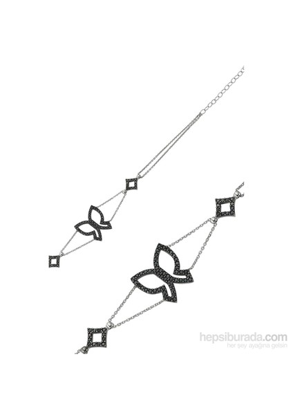 Olivin Accesories Gümüş Kelebek Bileklik 431785