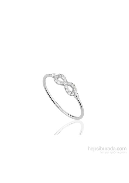 Olivin Accesories Zirkon Taşlı Gümüş Kadın Yüzük 435433