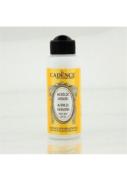 Cadence Su Bazlı Akrilik Vernik 120 Ml Yarı Mat Satin